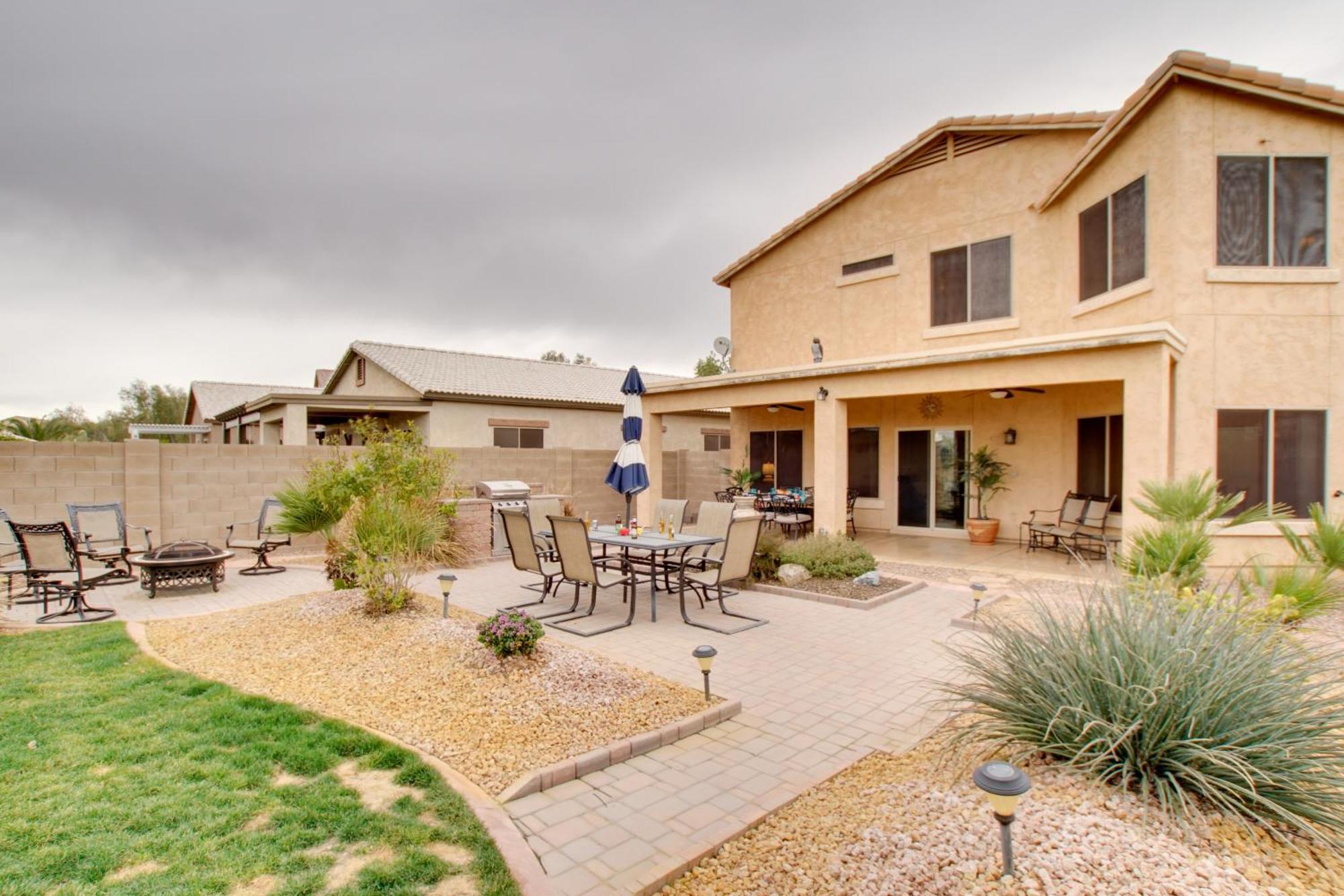 הוילה Magma San Tan Mountain Escape With Patio And Pool Access! מראה חיצוני תמונה